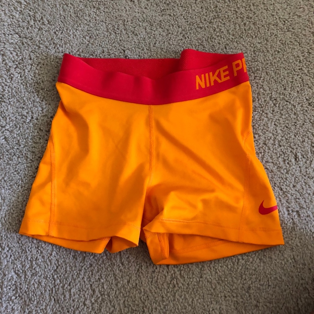 Orange Nike Pros